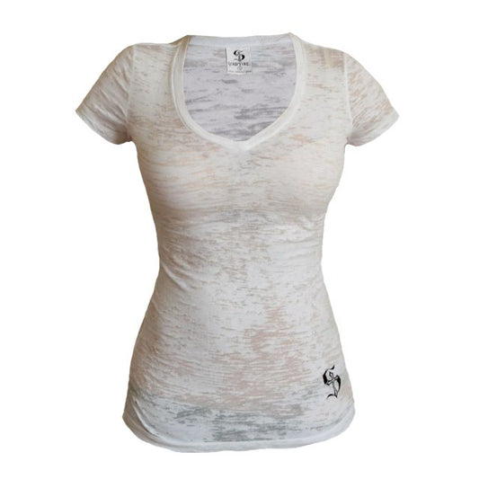 Psalm 23 Womens Premium Burnout Tee